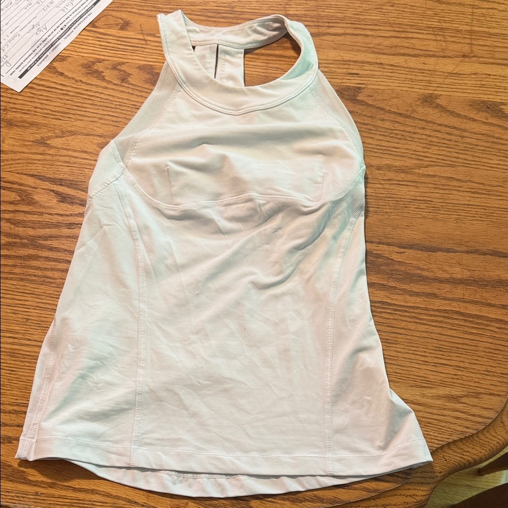 Lululemon Athletica White Tank Top